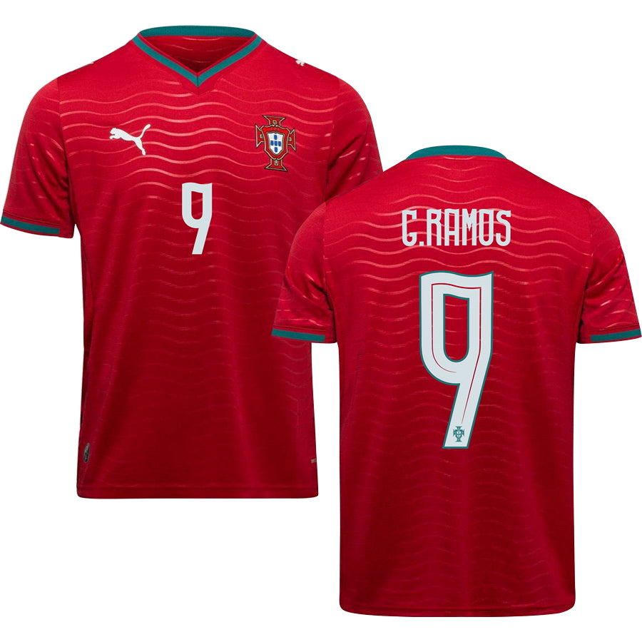 Portugal Home Soccer Jersey World Cup 2026