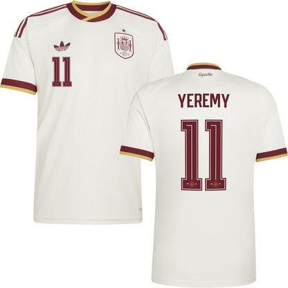Spain Away Soccer Jersey World Cup 2026