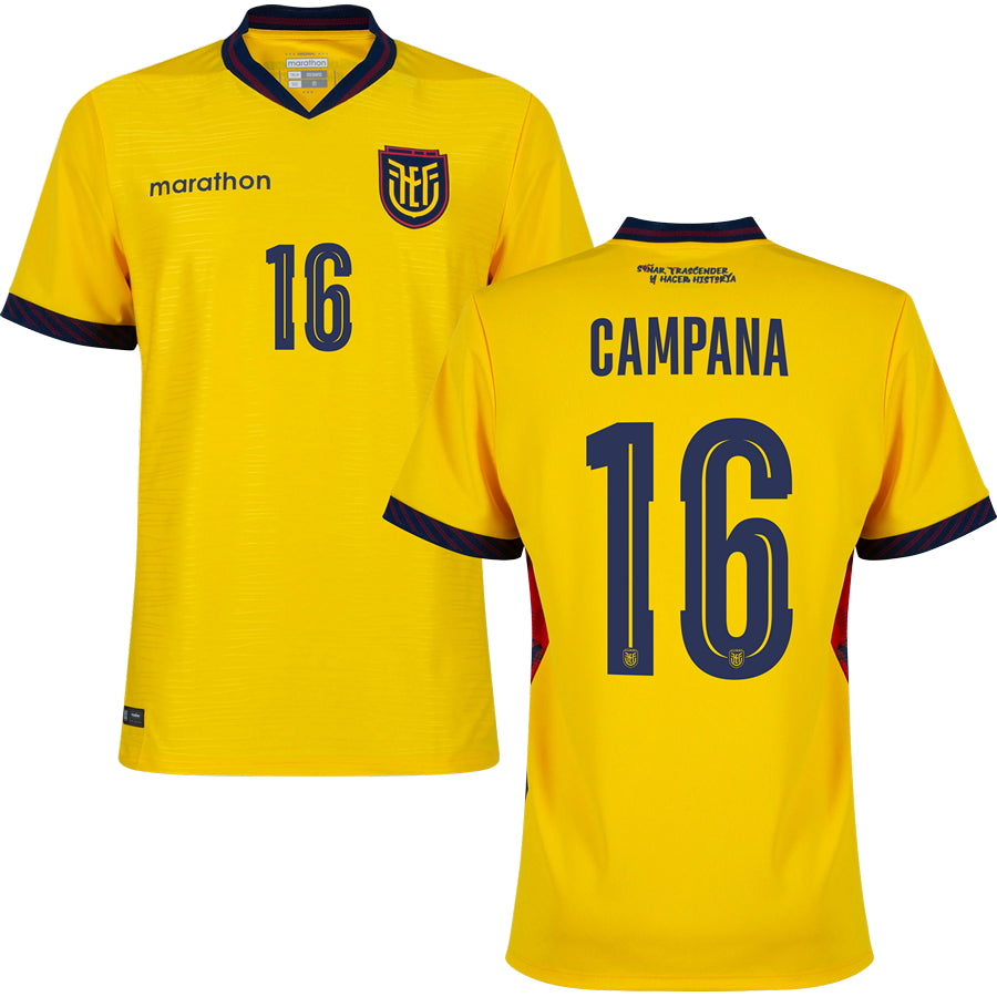 Ecuador Home Soccer Jersey World Cup 2026