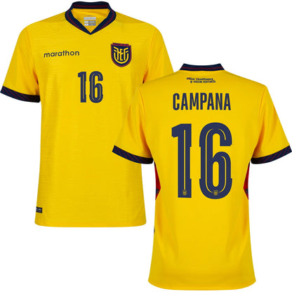 Ecuador Home Soccer Jersey World Cup 2026