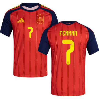 Spain Home Soccer Jersey World Cup 2026