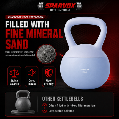 Sparvox® QuietCore Soft Kettlebell